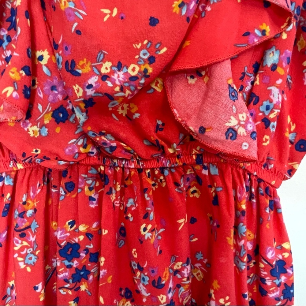 Rue 21 Floral Red Mini Dress - Picture 5 of 10